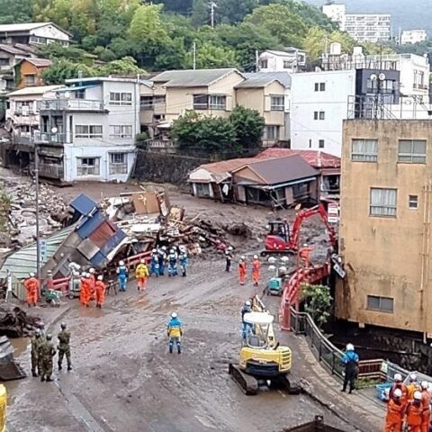 震災地